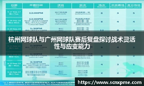 杭州网球队与广州网球队赛后复盘探讨战术灵活性与应变能力